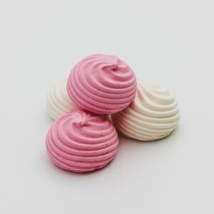 A picture of four Kaye's Bakery Meringues