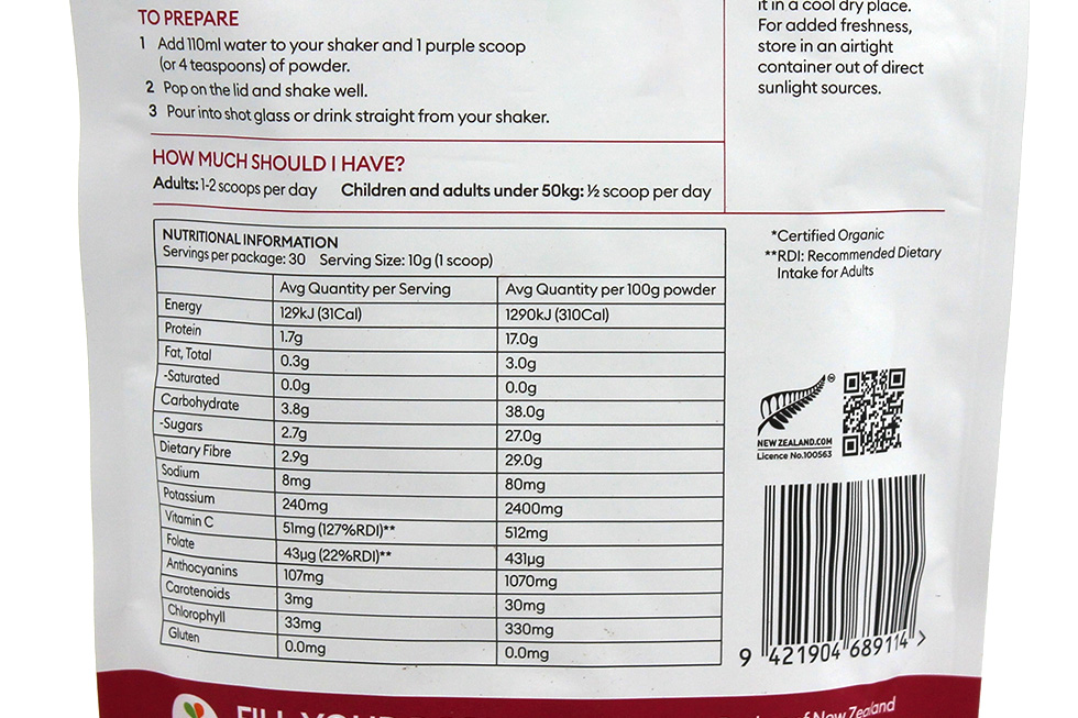 Nutrient Rescue Double Shot - Kaye's Bakery