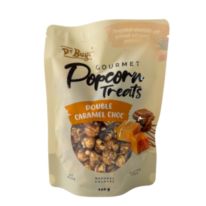 Dr Bugs Double Caramel Choc Popcorn