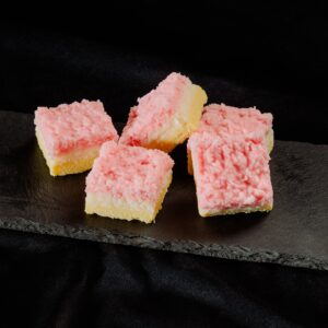 Kaye's Coconut Ice Slice